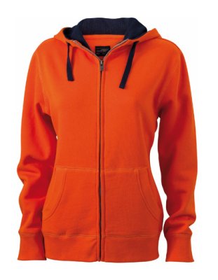 Oranje Dames Hoodie James & Nicholson JN962